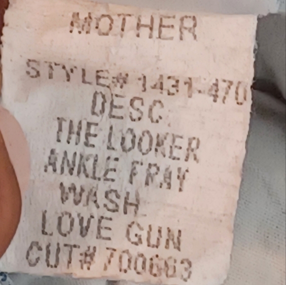 Mother Love Gun The Looker Ankle Fray Sz 28 Jeans - Picture 11 of 16